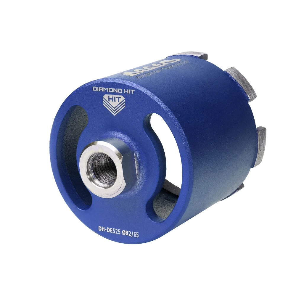 Алмазная коронка для подрозетников Diamond Hit DH-DE525 ∅082мм с пылеудалением и микроударом