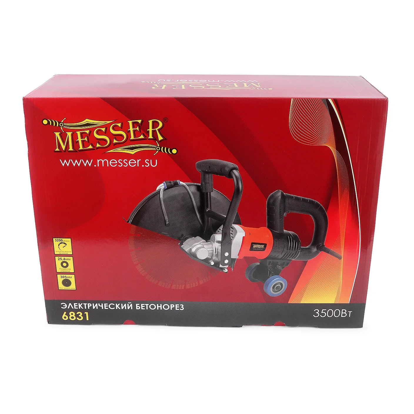 Электрический бетонорез Messer 6831 диск 300мм (глубина реза 130мм)