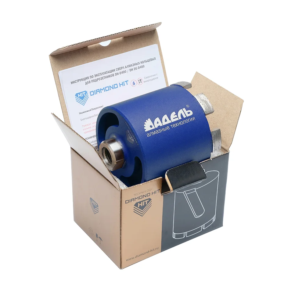 Алмазная коронка для подрозетников Diamond Hit DH-DE525 ∅082мм с пылеудалением и микроударом