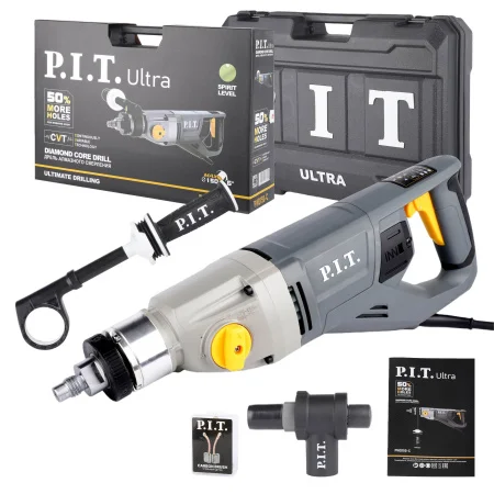 Дрель алмазного сверления с микроударом P.I.T. ULTRA PWD150-C