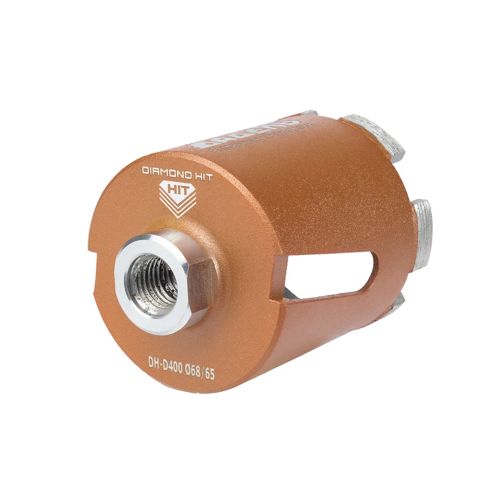 Алмазная коронка для подрозетников Diamond Hit DH-D400 ∅068 мм с микроударом