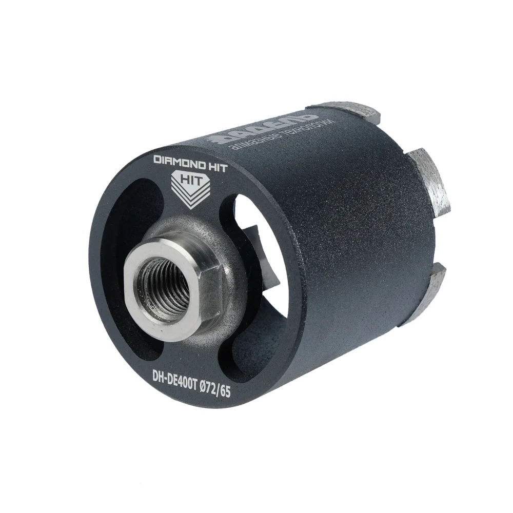 Алмазная коронка для подрозетников Diamond Hit DH-DE400Т ∅072мм с микроударом