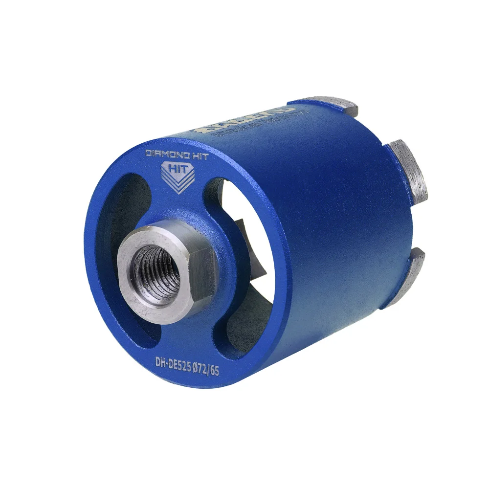 Алмазная коронка для подрозетников Diamond Hit DH-DE525 ∅072мм с пылеудалением и микроударом