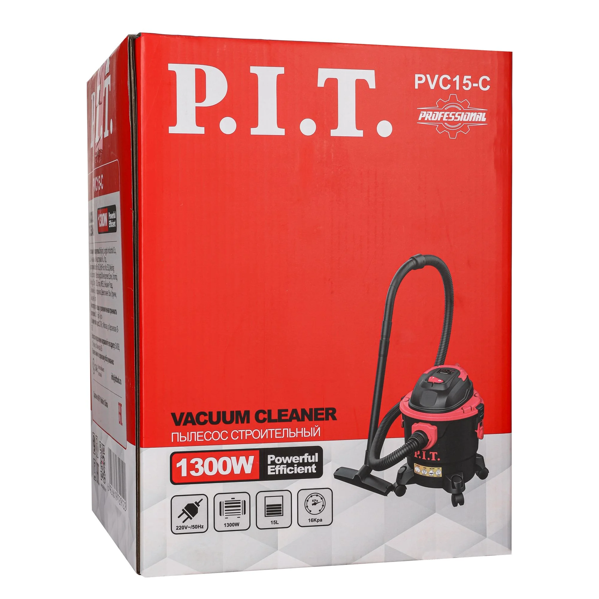 Пылесос строительный электрический P.I.T. PVC15-C