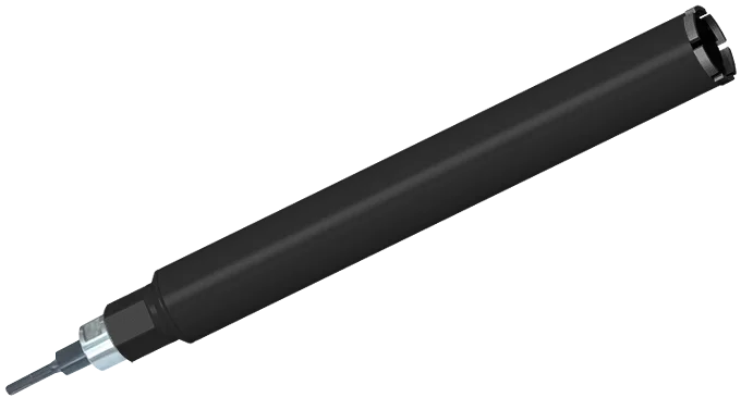 Алмазная коронка для перфоратора Адель BCU Standard ∅62 мм с переходником SDS MAX