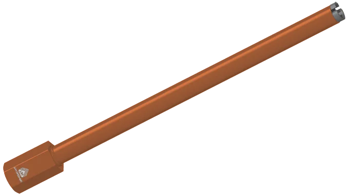 Алмазная коронка Diamond Hit DH-D400 ∅028 мм для сухого сверления с микроударом (450мм)