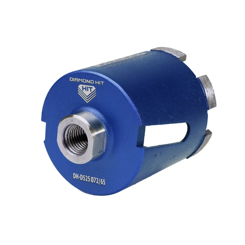 Алмазная коронка для подрозетников Diamond Hit DH-D525 ∅072мм с микроударом