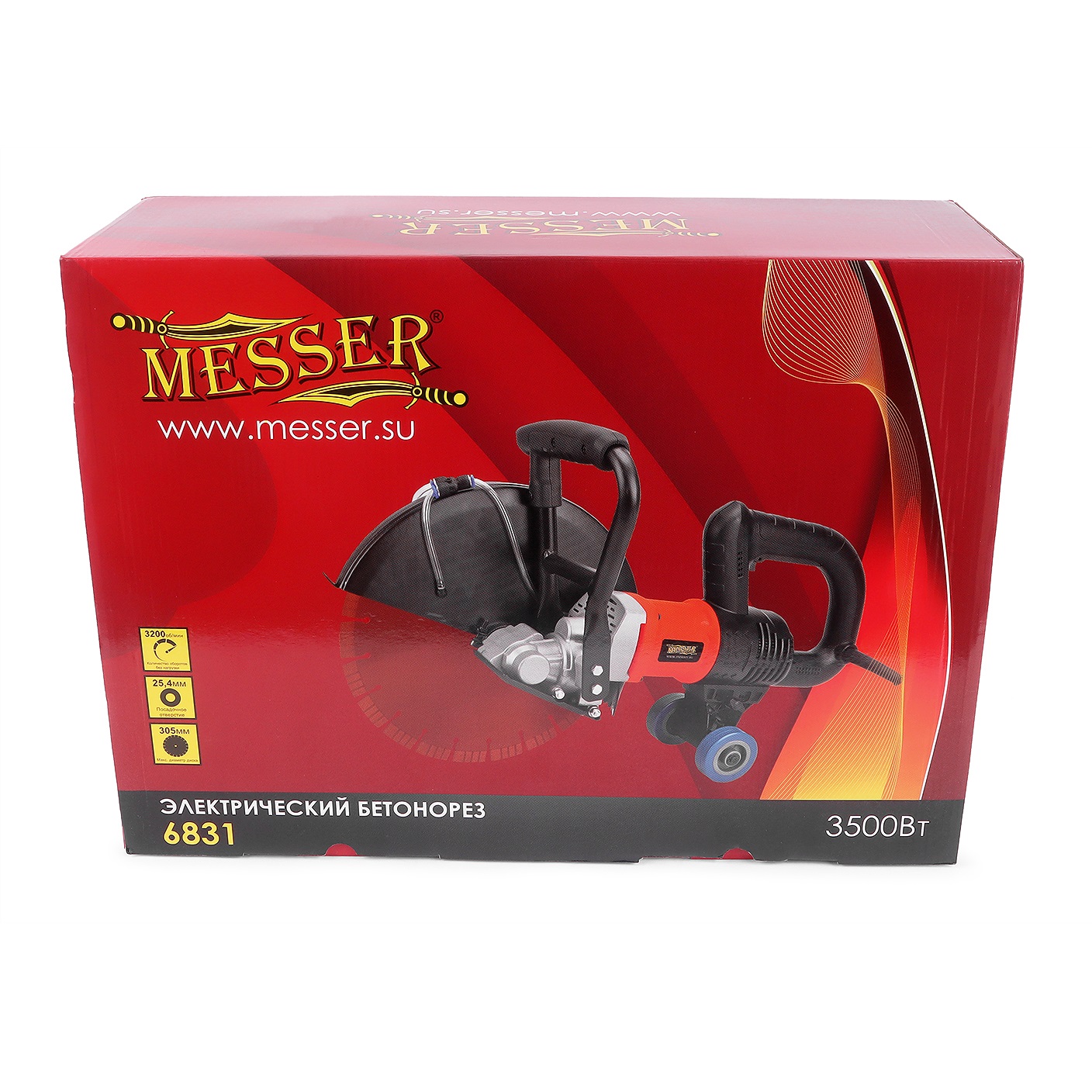 Электрический бетонорез Messer 6831 диск 300мм (глубина реза 130мм)