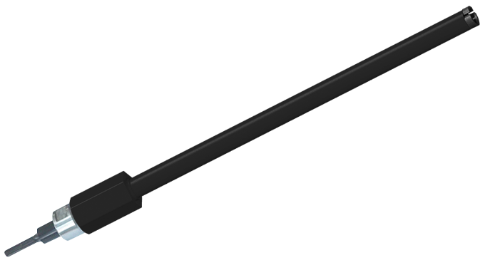 Алмазная коронка для перфоратора Адель BCU Standard ∅25 мм с переходником SDS MAX