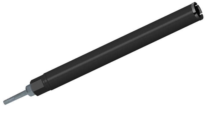 Алмазная коронка для перфоратора Адель BCU Standard ∅52 мм с переходником SDS Plus