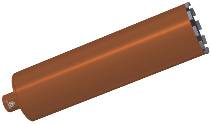 Алмазная коронка Diamond Hit DH-D400 ∅132 мм для сухого сверления с микроударом