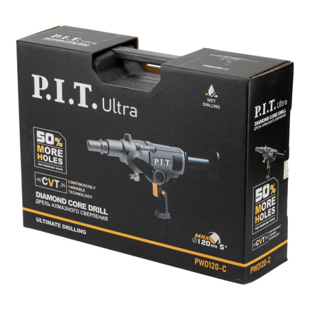 Дрель алмазного сверления электрич. P.I.T. ULTRA PWD120-C