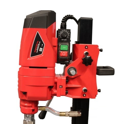 Установка алмазного бурения Diamaster Pro D-230E (комплект на прямой стойке)