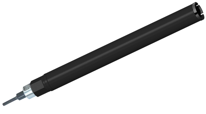 Алмазная коронка для перфоратора Адель BCU Standard ∅52 мм с переходником SDS MAX