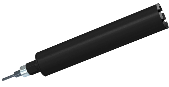 Алмазная коронка для перфоратора Адель BCU Standard ∅92 мм с переходником SDS MAX