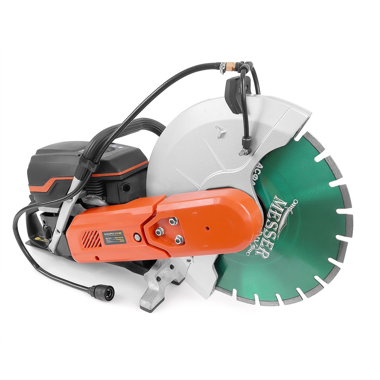 Бензиновый бетонорез Messer ECF400 диск 400мм (глубина реза 140мм)