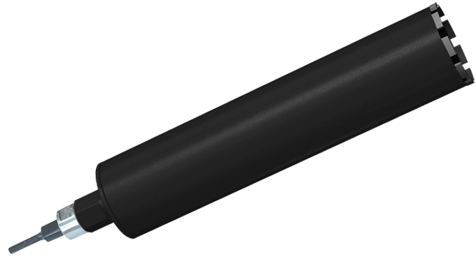 Алмазная коронка для перфоратора Адель BCU Standard ∅107 мм с переходником SDS MAX