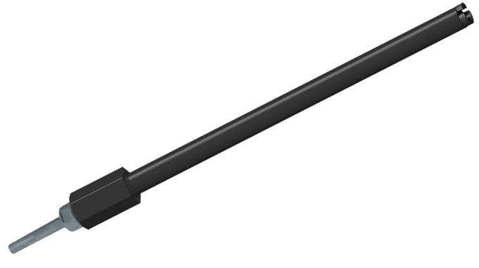 Алмазная коронка для перфоратора Адель BCU Standard ∅28 мм с переходником SDS Plus