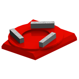 Франкфурт для обдирки бетона Economic "USW" GFB 00 /40x8x9/3