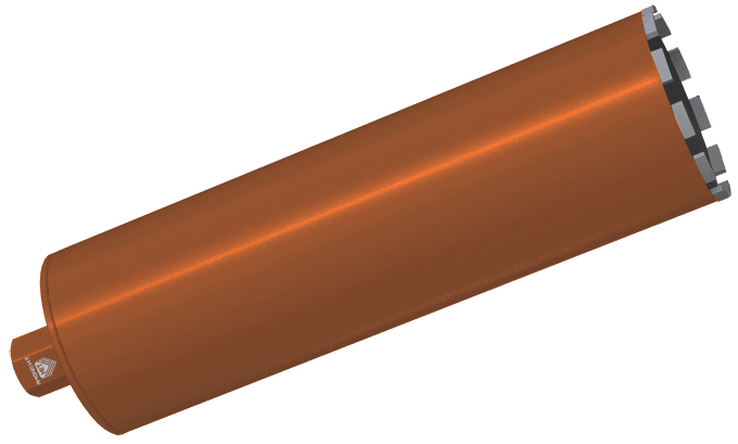 Алмазная коронка Diamond Hit DH-D401 ∅142 мм для сухого сверления с микроударом