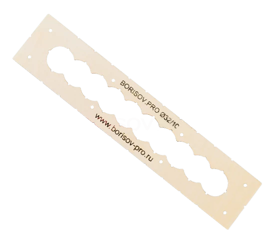 Шаблон для сверления групповых отверстий 32/10