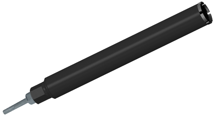 Алмазная коронка для перфоратора Адель BCU Standard ∅62 мм с переходником SDS Plus