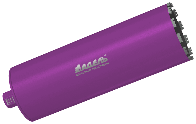 Алмазная коронка для «мокрого» сверления Адель BKF 829 ∅162 мм