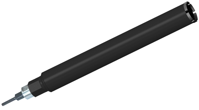 Алмазная коронка для перфоратора Адель BCU Standard ∅62 мм с переходником SDS MAX