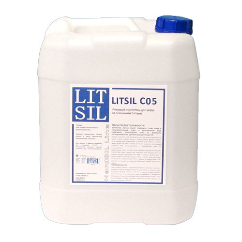 Литиевый очиститель для ухода за бетонными полами LITSIL C05