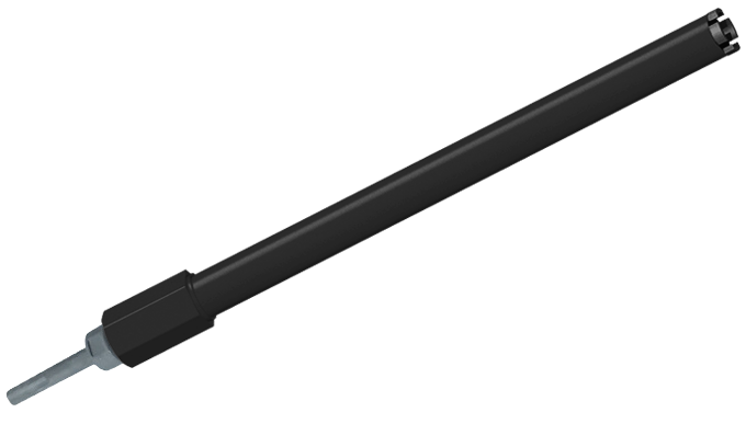 Алмазная коронка для перфоратора Адель BCU Standard ∅36 мм с переходником SDS Plus