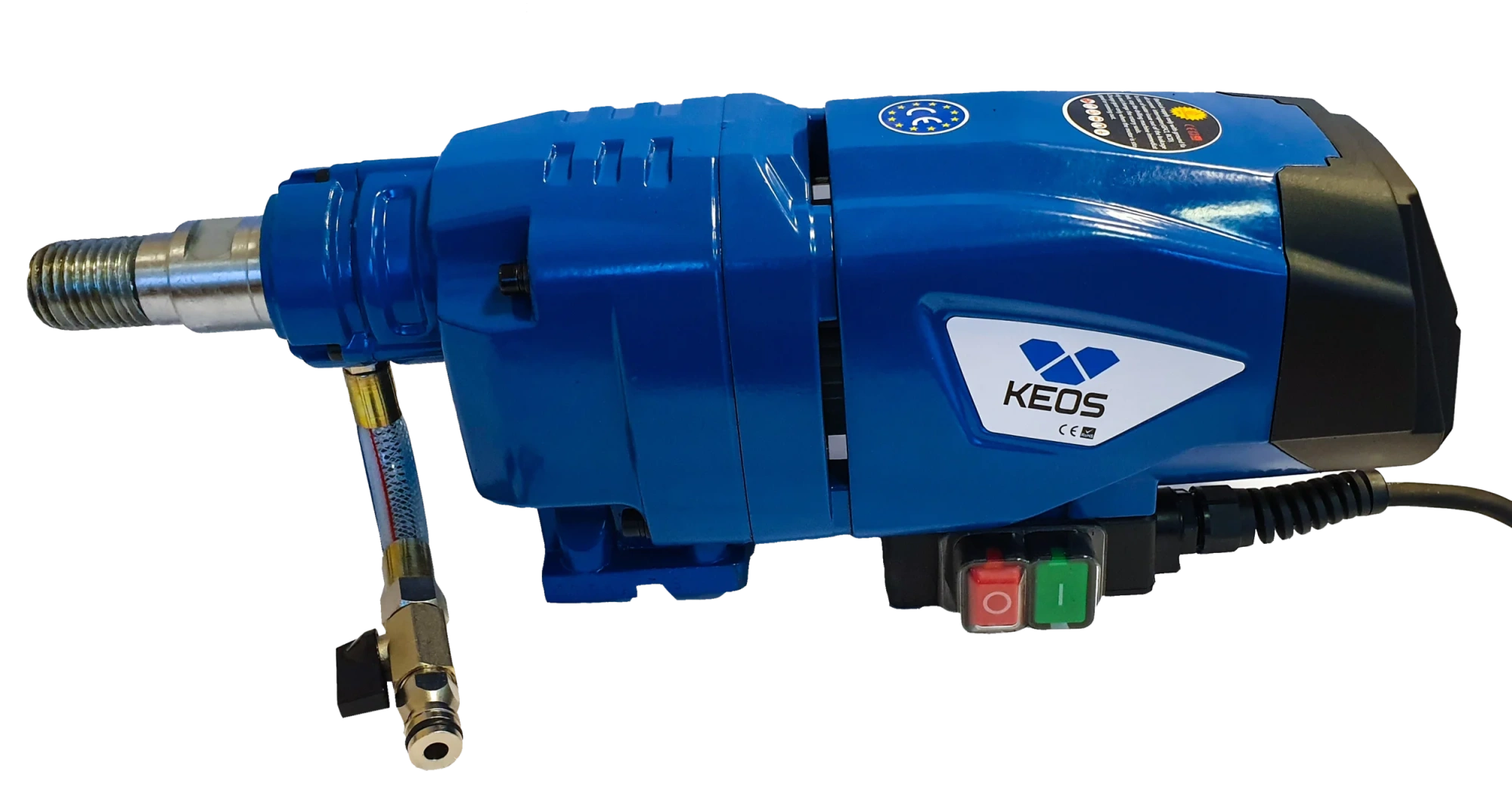 Установка для алмазного бурения KEOS KS-200 Jset (двигатель + стойка с наклоном на роликах)