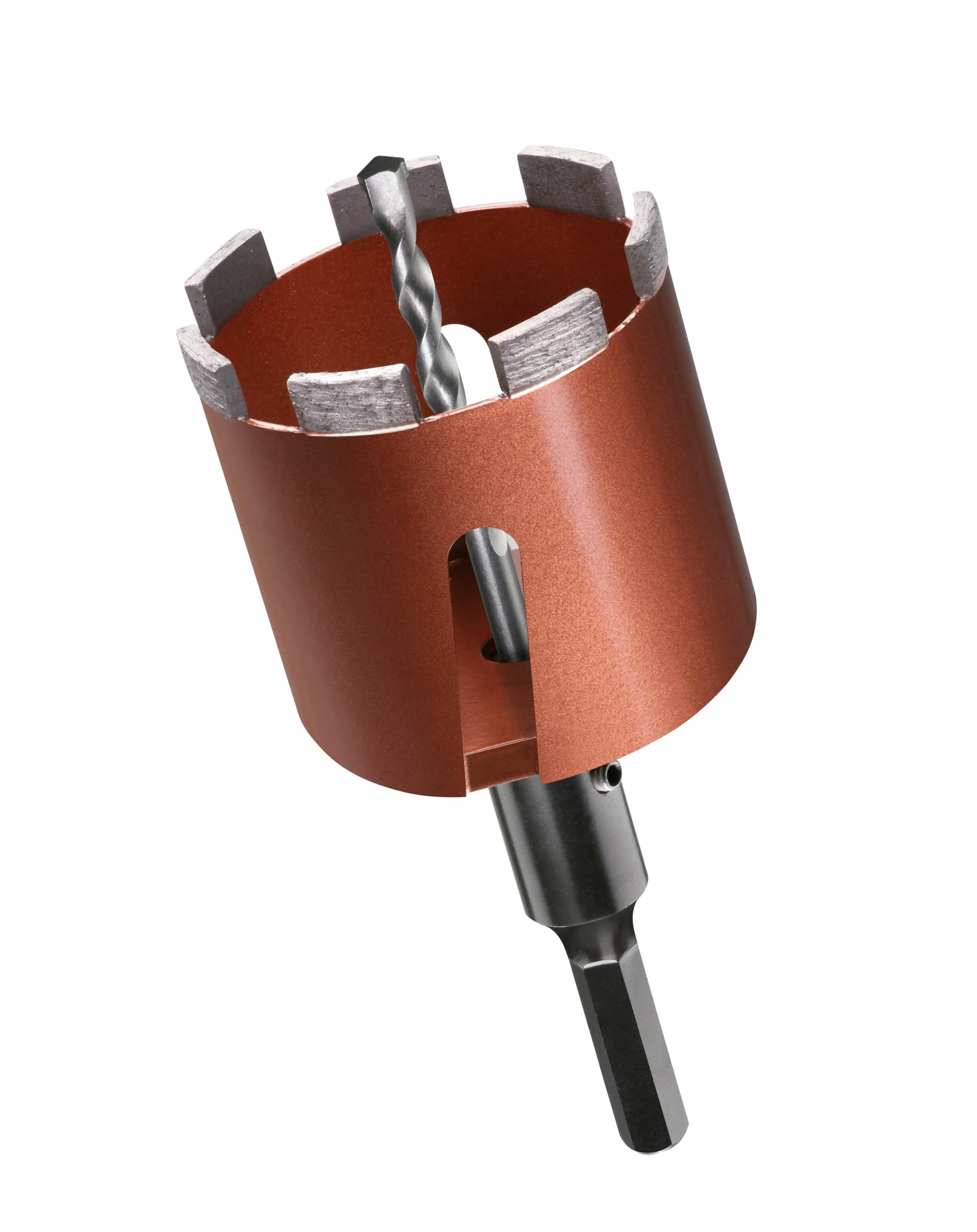 Комплект с переходником SDS+ и центрирующим буром для перфораторов, ∅68 мм